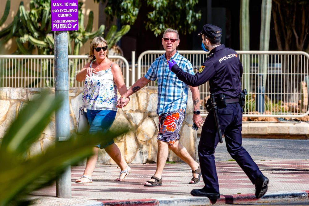 Así se vive el estado de alarma en Benidorm