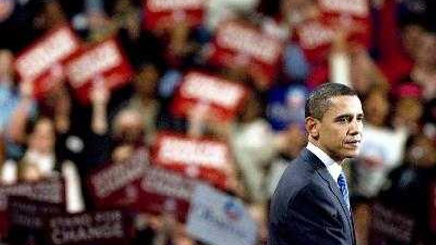 El senador por Illinois y aspirante a la candidatura presidencial demócrata Barack Obama en una fotografía de archivo.