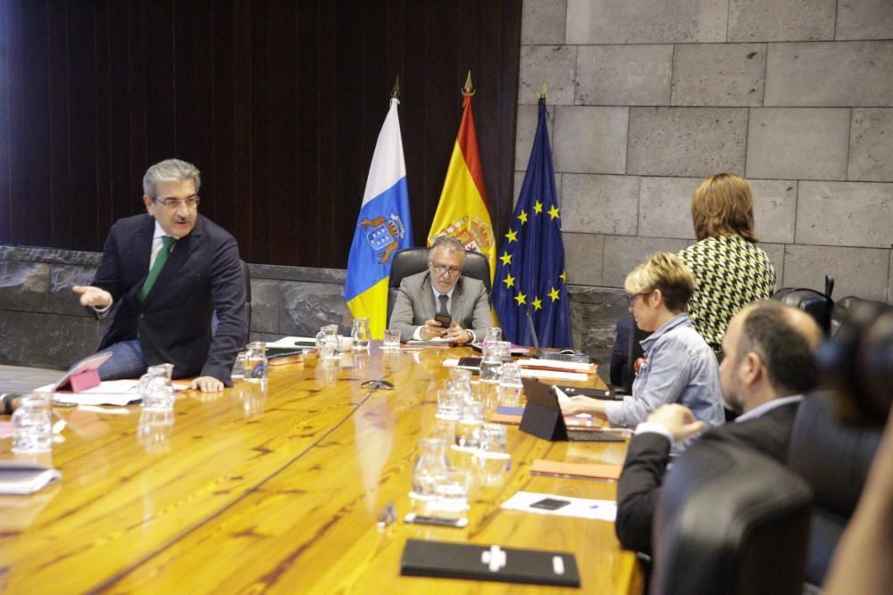 Consejo de Gobierno de Canarias Crisis del Coronavirus  | 11/03/2020 | Fotógrafo: Delia Padrón
