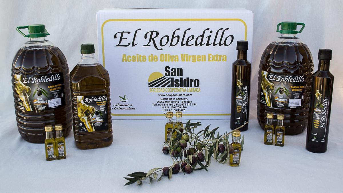 Aceite El Robledillo, marca con la que San Isidro comercializa su producto más preciado