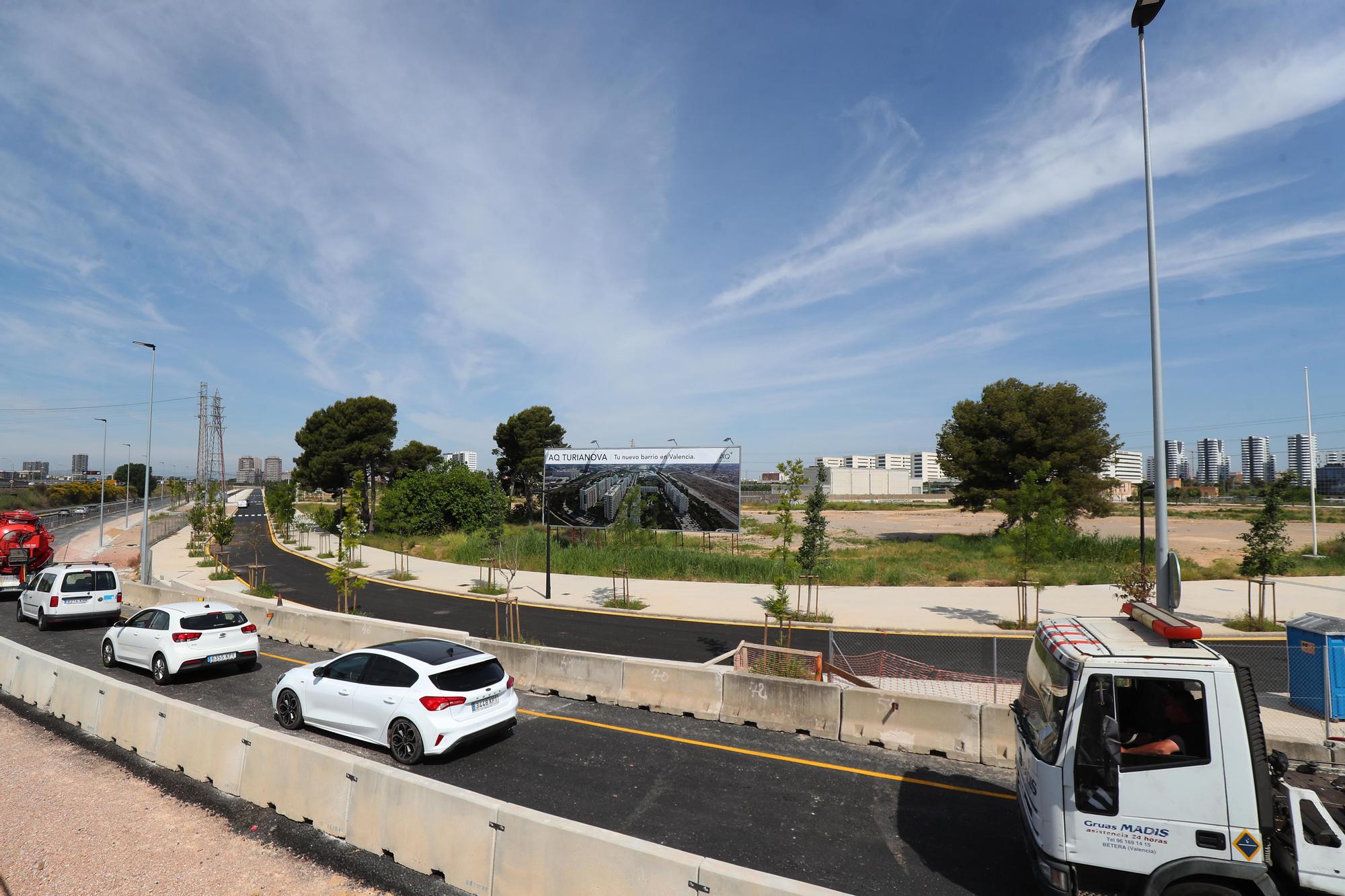 El nuevo acceso a València desde la Pista de Silla