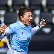 Las jugadoras del Junior celebran un gol