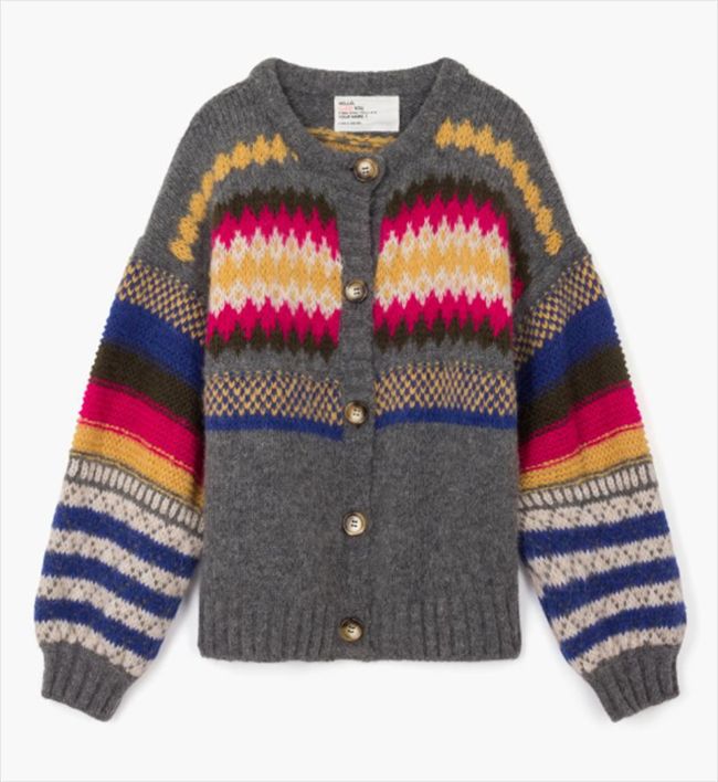 Cardigan multicolor lucidos por Grace Villarreal