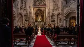 Las bodas por la Iglesia descienden un 30% en el último lustro