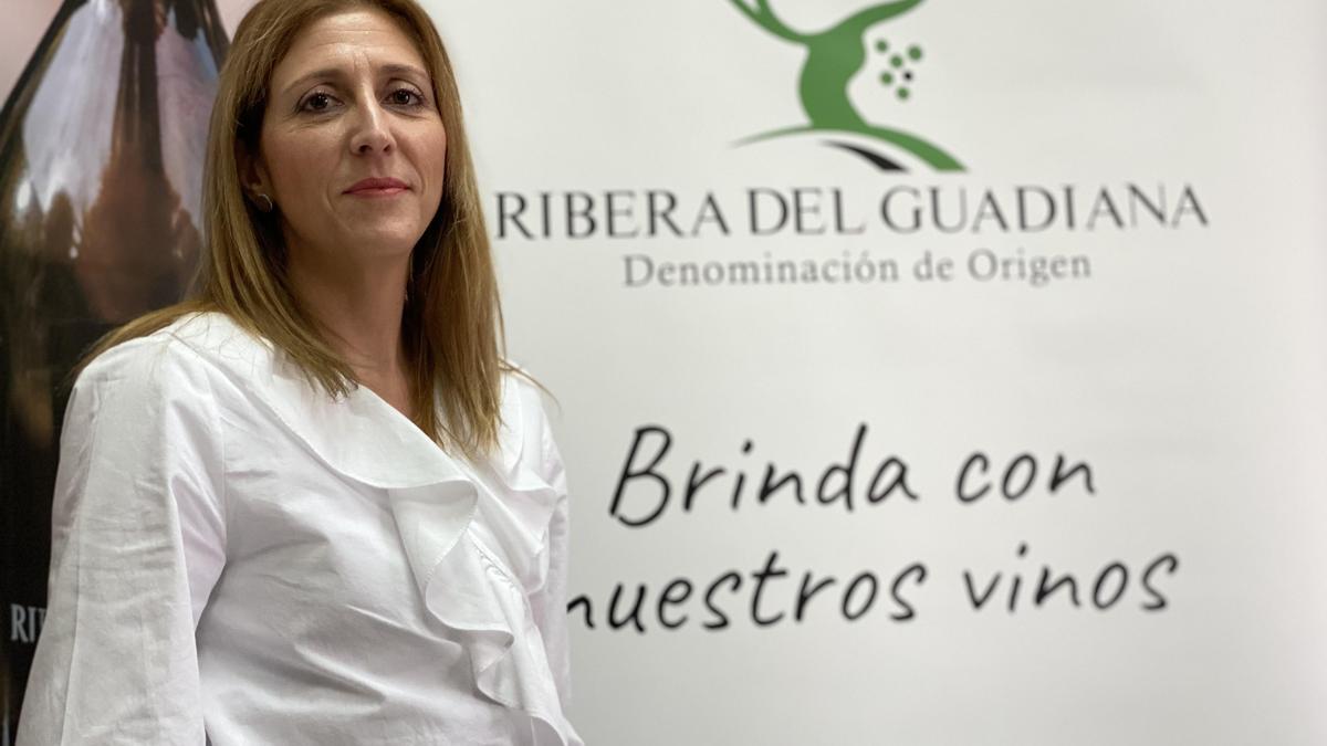 María Luisa Regaña, presidenta de la Denominación de Origen Ribera del Guadiana.