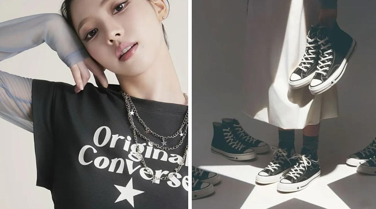 La polémica campaña de Converse para las 'Chuck 70 X', ya retirada, con la estrella surcoreana del K-pop Karina.