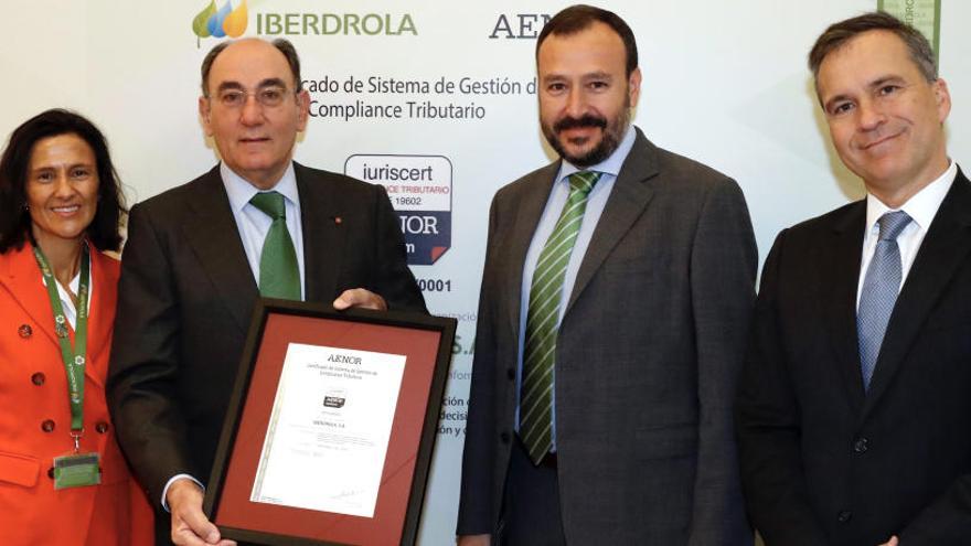 Iberdrola obtiene el certificado a su sistema de gestión de &#039;compliance&#039; tributario