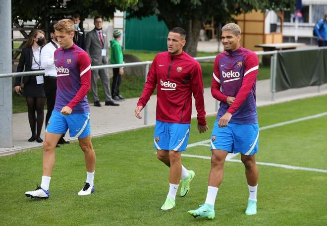 Las mejores imágenes del entrenamiento de hoy del Barça