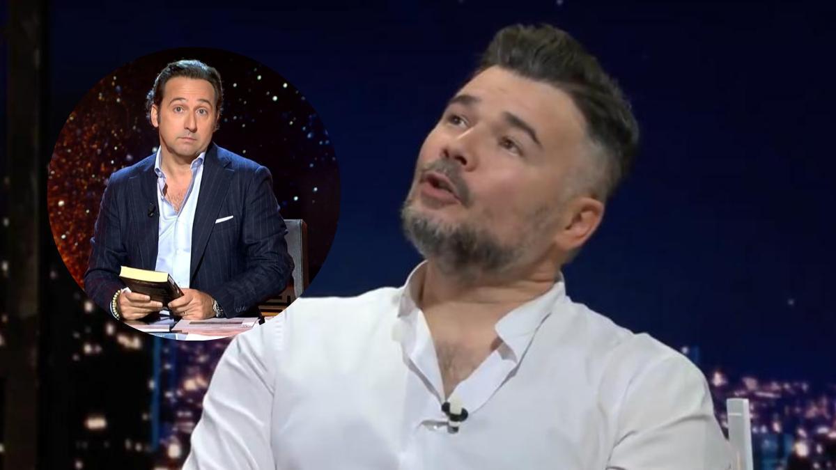 Rufián y su dardo a Iker Jiménez tras la condena sin prisión para Aldama: "3 años menos por cada programa en 'Horizonte'"