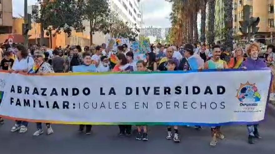 Manifestación del Orgullo LGTBI convocada por el colectivo Gamá