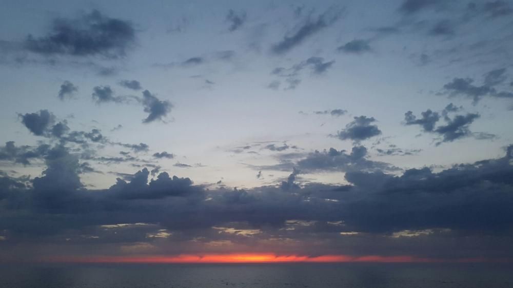 El sol se va a descansar en las Rías Baixas