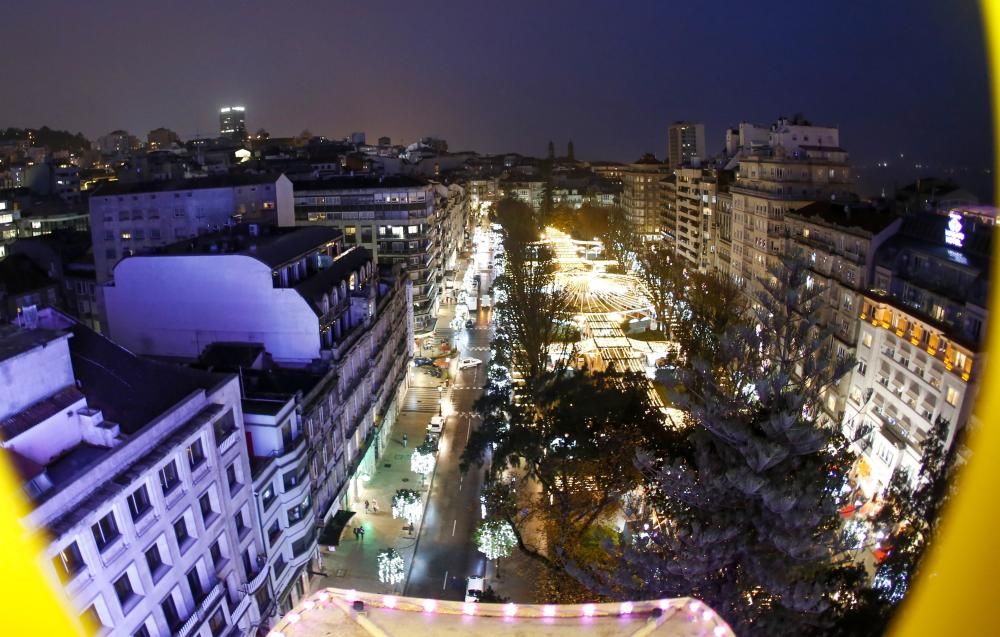 La Navidad de Vigo, desde 62 metros