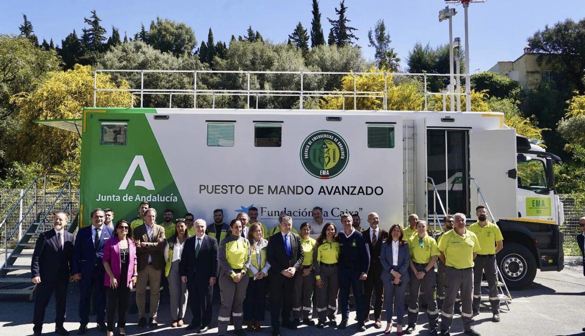 El nuevo vehículo supone un «salto cualitativo» en la gestión de las emergencias en Andalucía