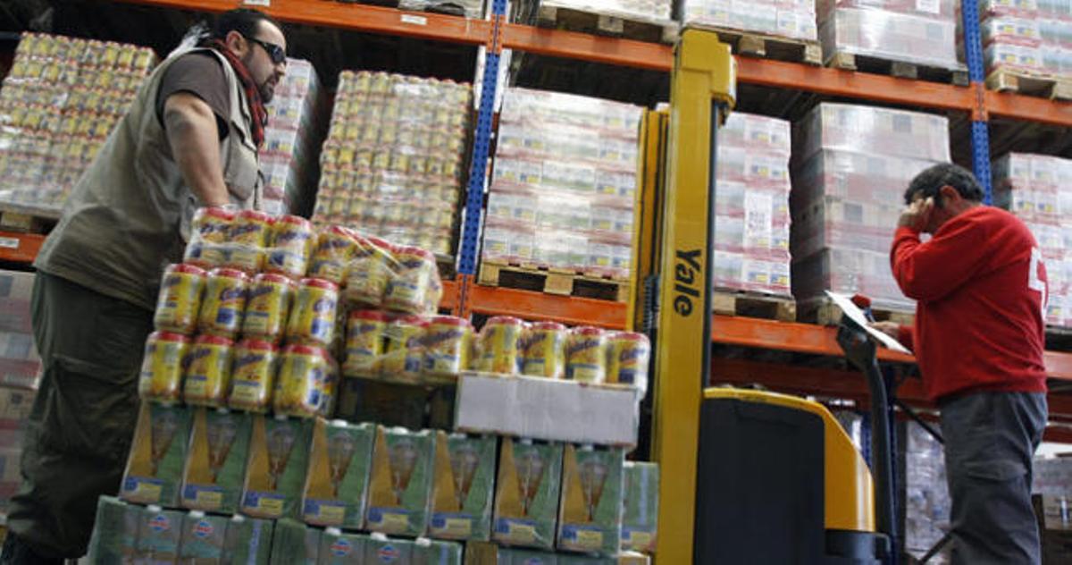 Reparto de alimentos para diversas ONG.