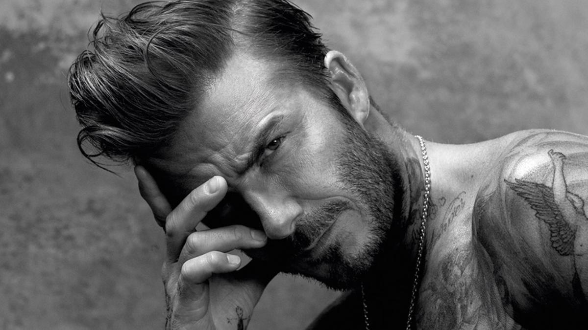 David Beckham, al natural