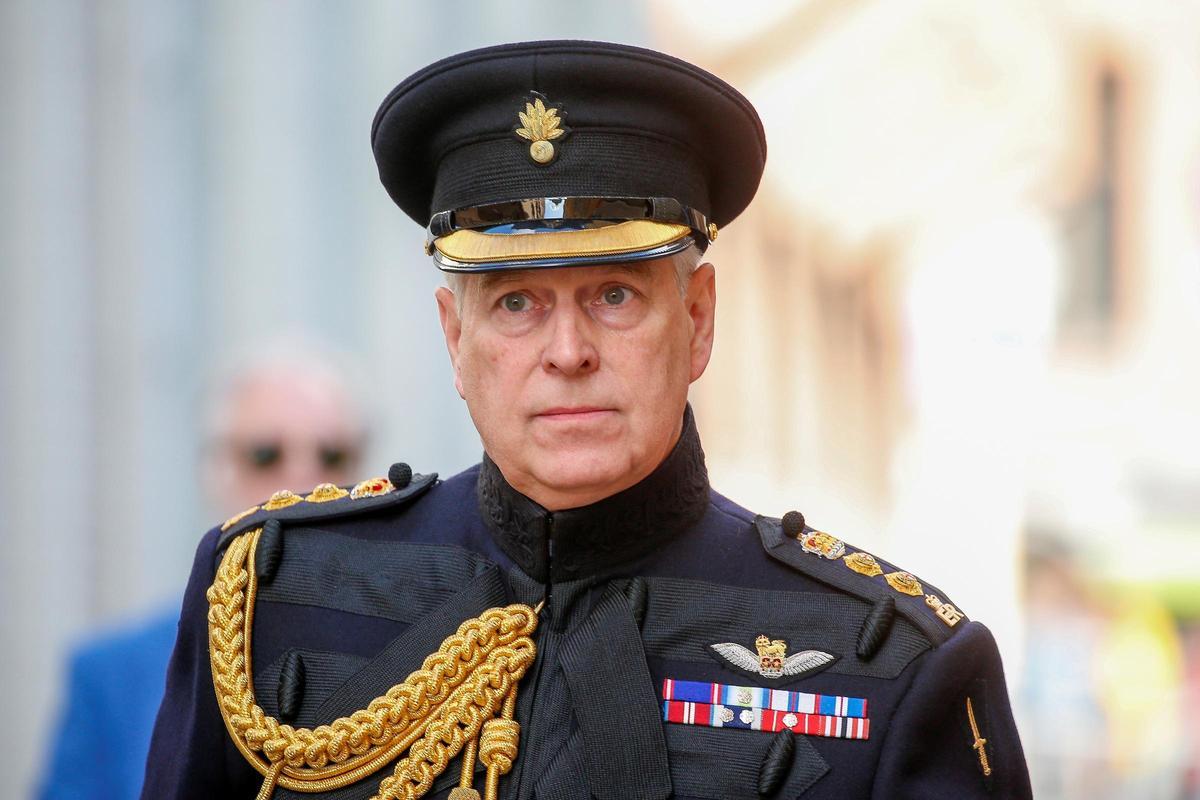Andrés Mountbatten-Windsor, con uniforme militar en 2019.