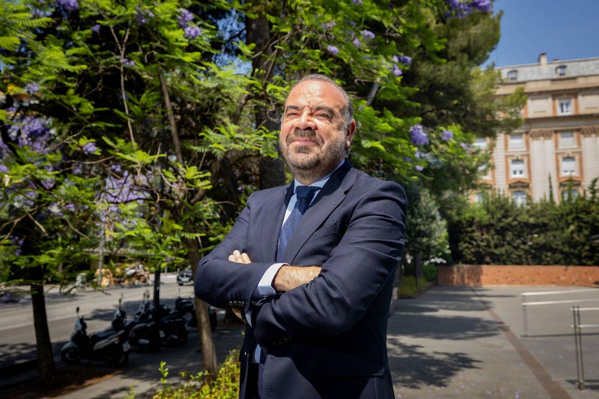 Gabriel Escarrer, presidente del grupo hotelero Meliá, en una imagen tomada el 16 de junio en Barcelona.