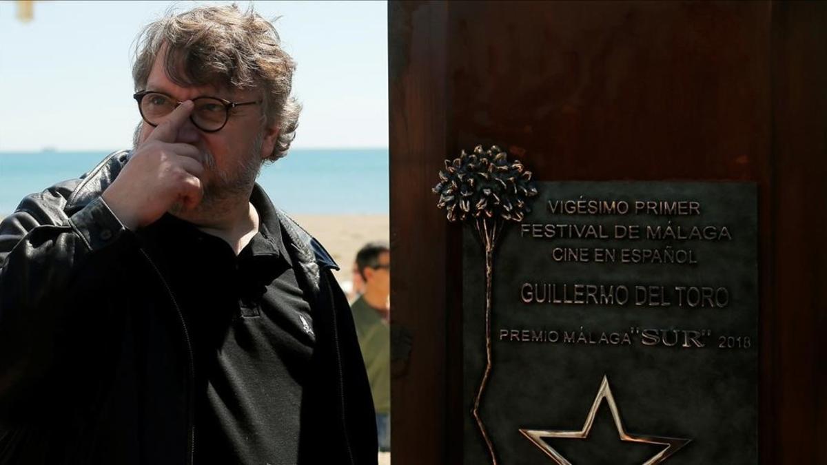 Guillermo del Toro, en Málaga, donde ha recibido un premio a toda su trayectoria.