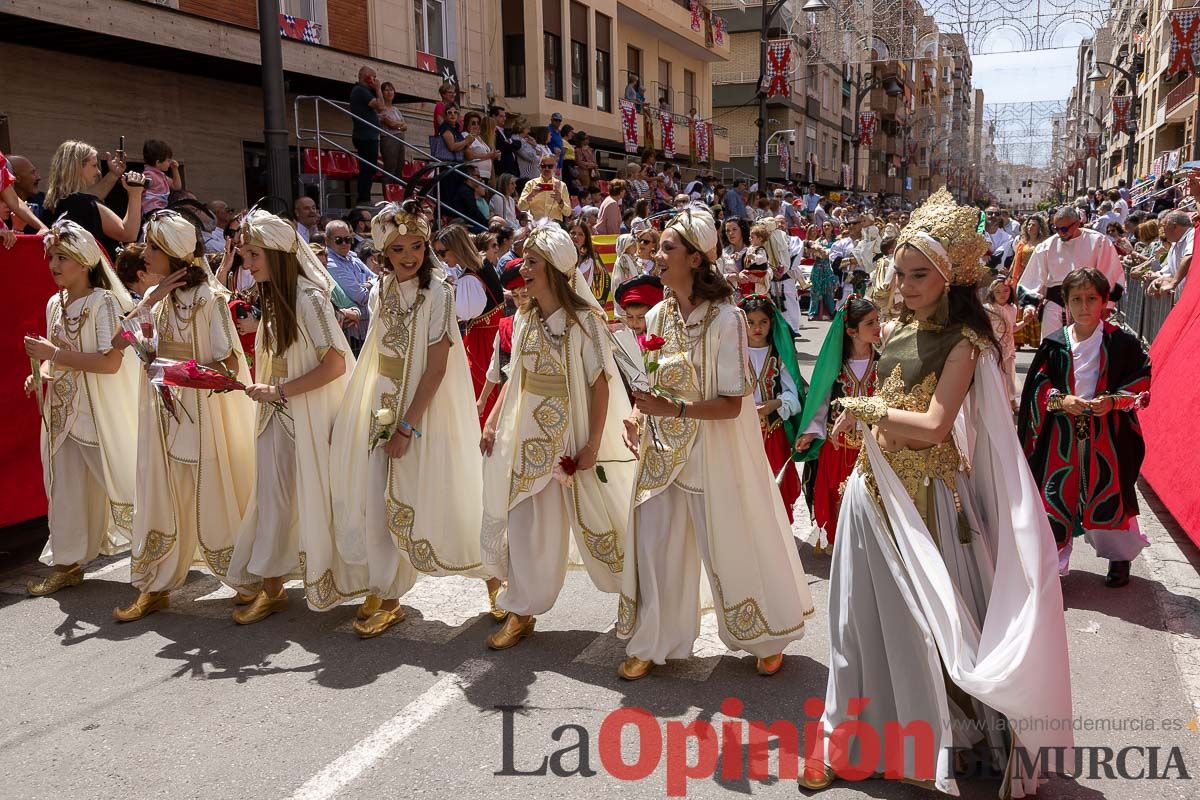 Desfile infantil del Bando Moro en las Fiestas de Caravaca