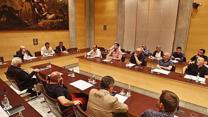 Un ple de la Diputació de Girona, aquest últim mandat.