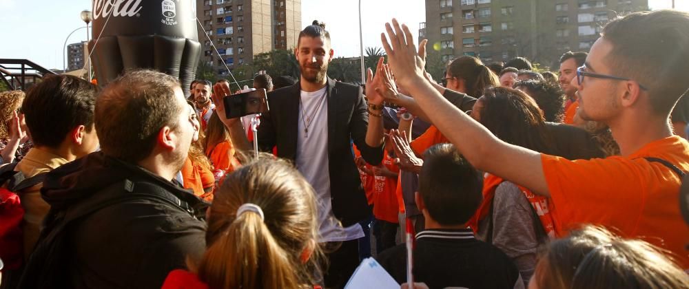 Llegada del Valencia Basket a la final de la Eurocup