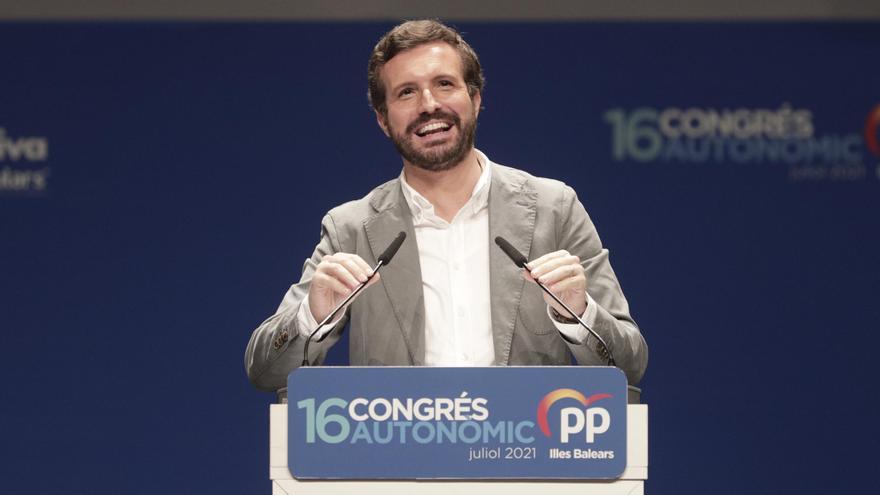 Pablo Casado, ayer.