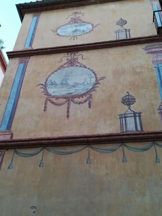 'Cinco bolas' de Simón Flynn, 'Casa del Obispo' de Nina Rodríguez y 'Torre de San Felipe' de Feliciano Ruy, ganadoras del Concurso Fotográfico'Pinturas Murales Barrocas" de Málaga Monumental