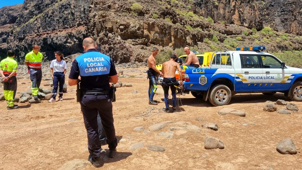 Encuentran el cadáver de un hombre en la playa del Juncal en Gáldar