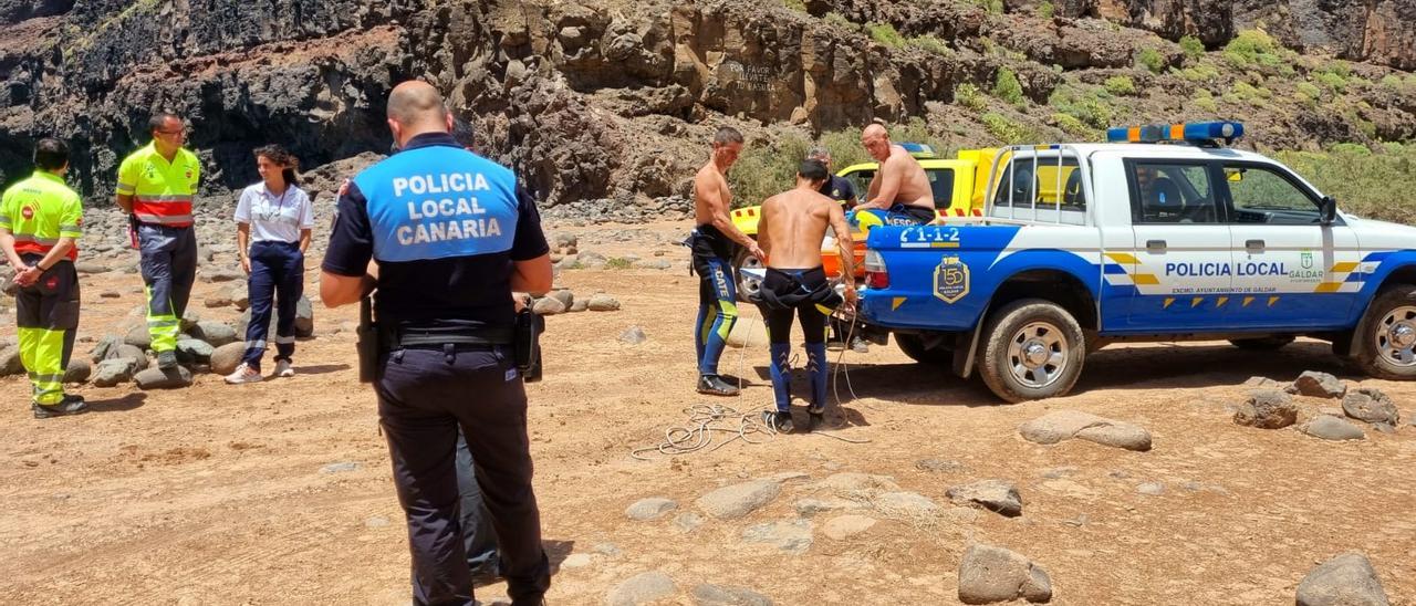 Encuentran el cadáver de un hombre en la playa del Juncal en Gáldar