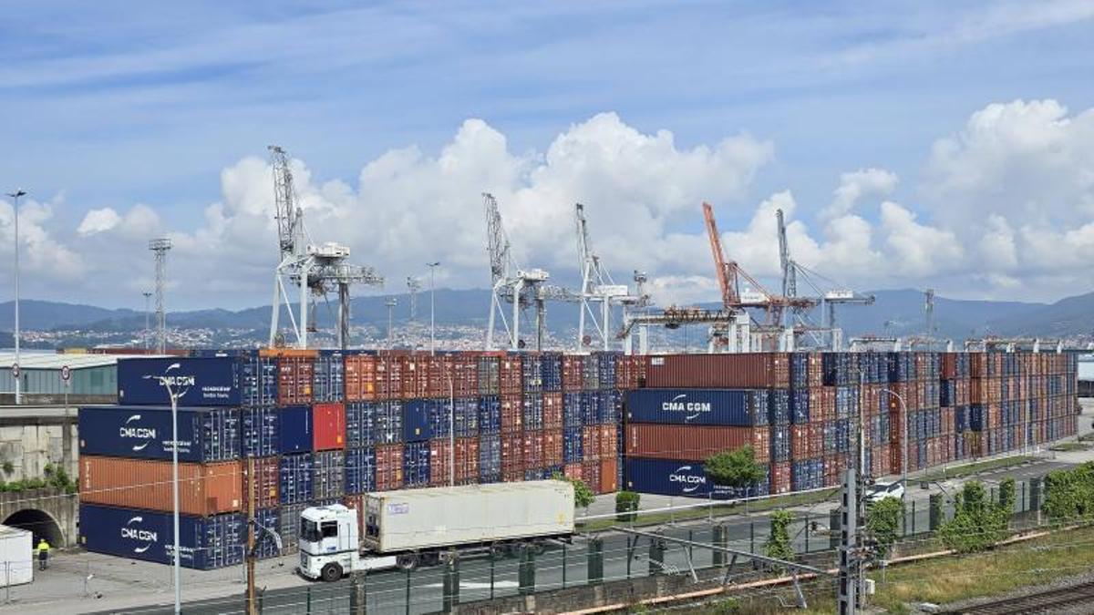 Logística en el puerto de Vigo
