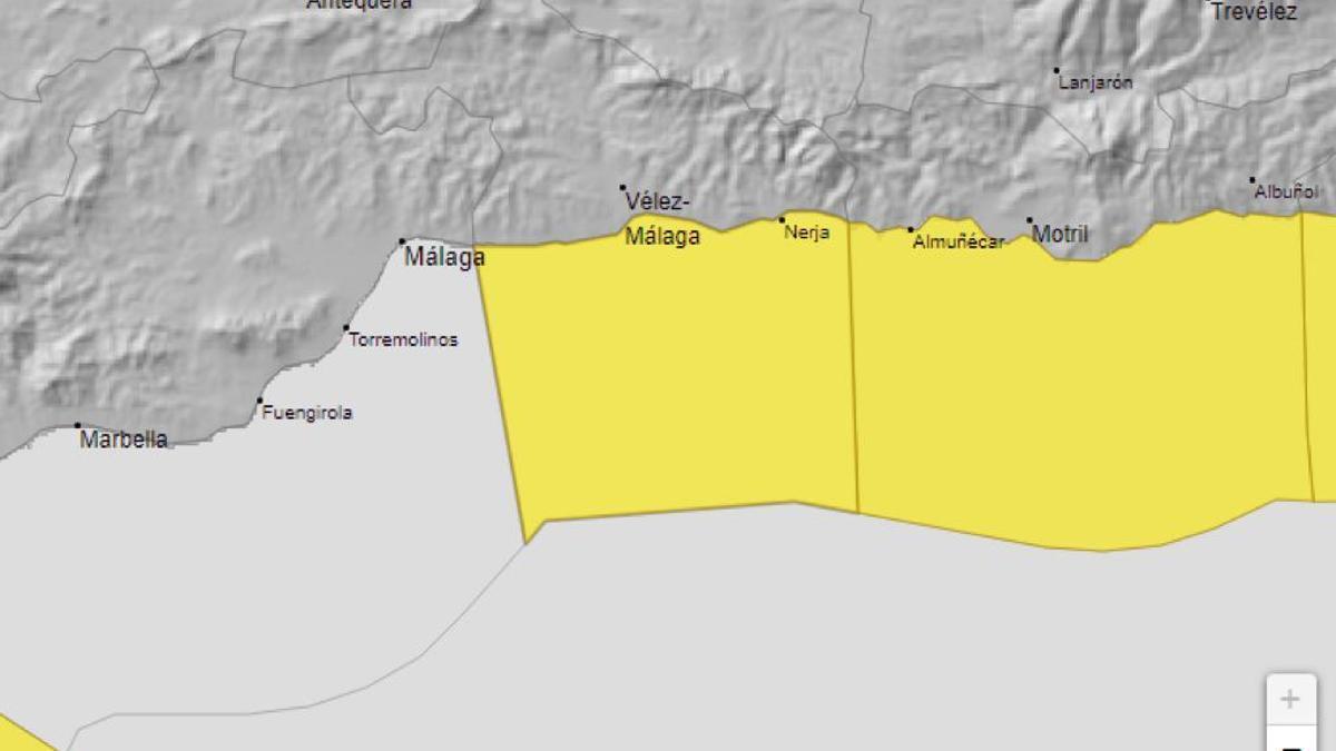 El litoral oriental de la provincia, en alerta amarilla por fenómenos costeros