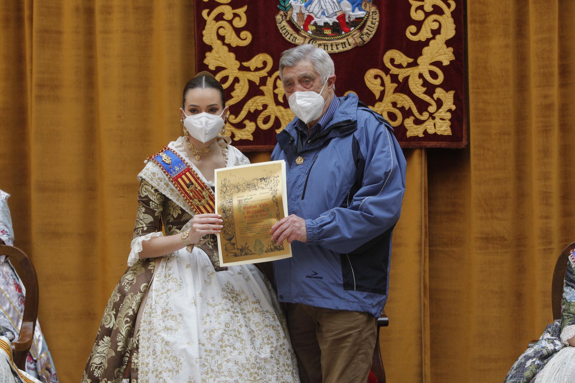 Tres tandas de "brillants" en las fallas de Malvarrosa-Cabanyal-Beteró