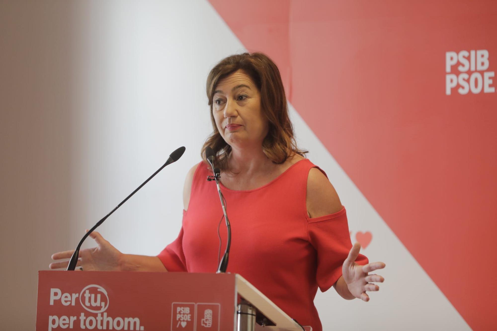 Francina Armengol será la cabeza del lista del PSOE al Congreso por Baleares