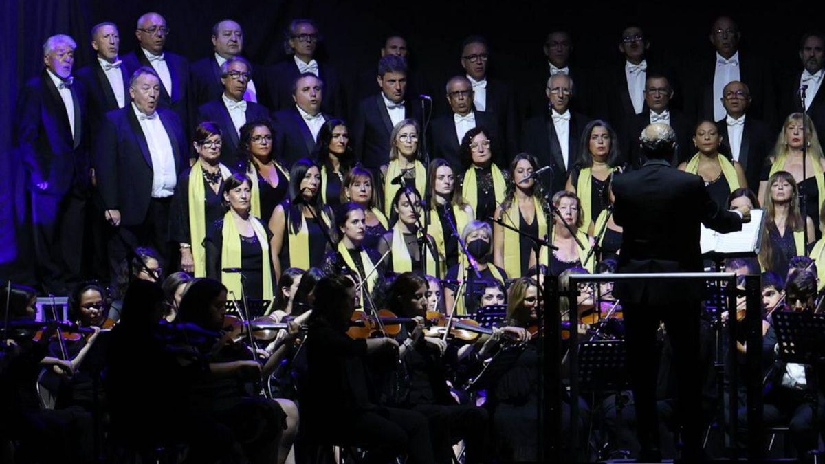 Concierto de la Coral Casablanca, el año pasado en Castrelos.