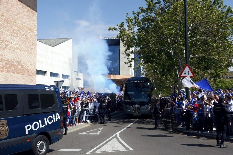 La afición eleva al Real Zaragoza