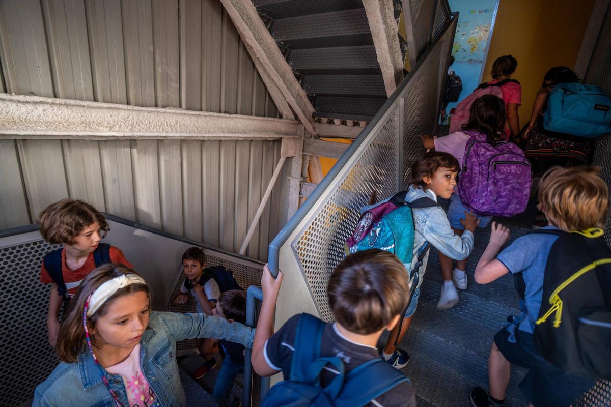 Vuelta al cole en la Escola Pia Sant Miquel de Barcelona