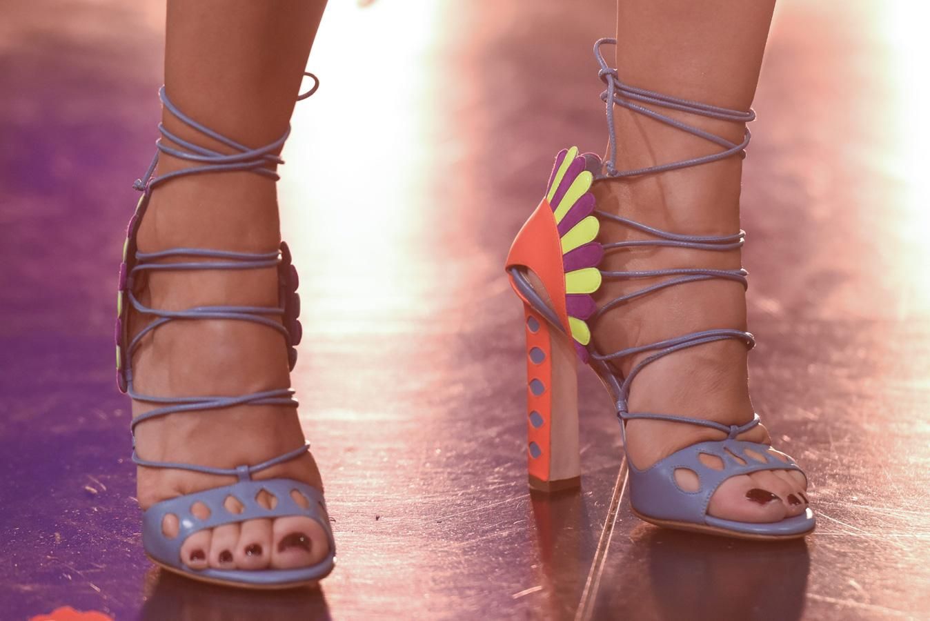 Las sandalias de Paula Echevarría diseñadas por Paula Cademartori