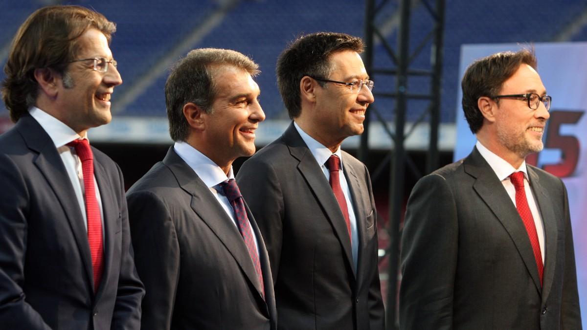 Freixa, Laporta, Bartomeu y Benedito optaron a ser presidentes del Barça en el 2015