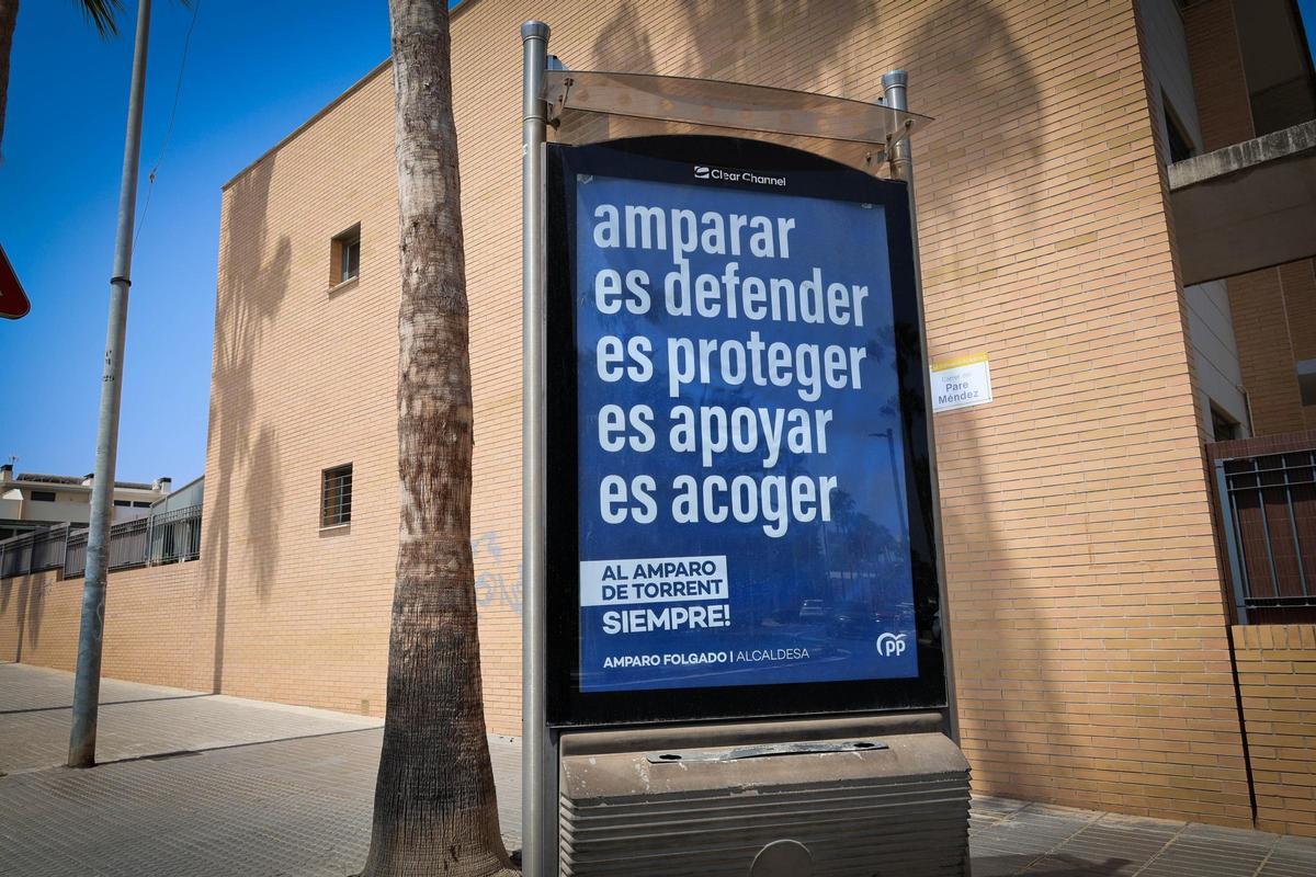 Cartelería de la campaña "Al Amparo de Torrent".