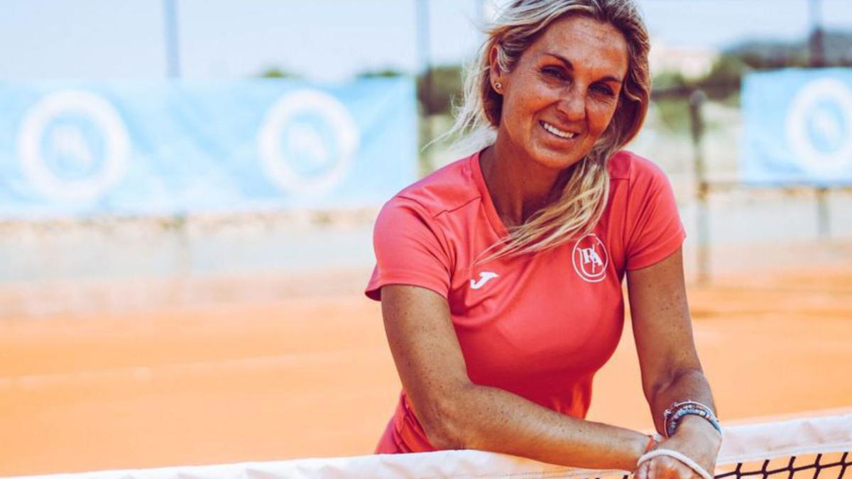Tennislehrerin Rosa Andrés.