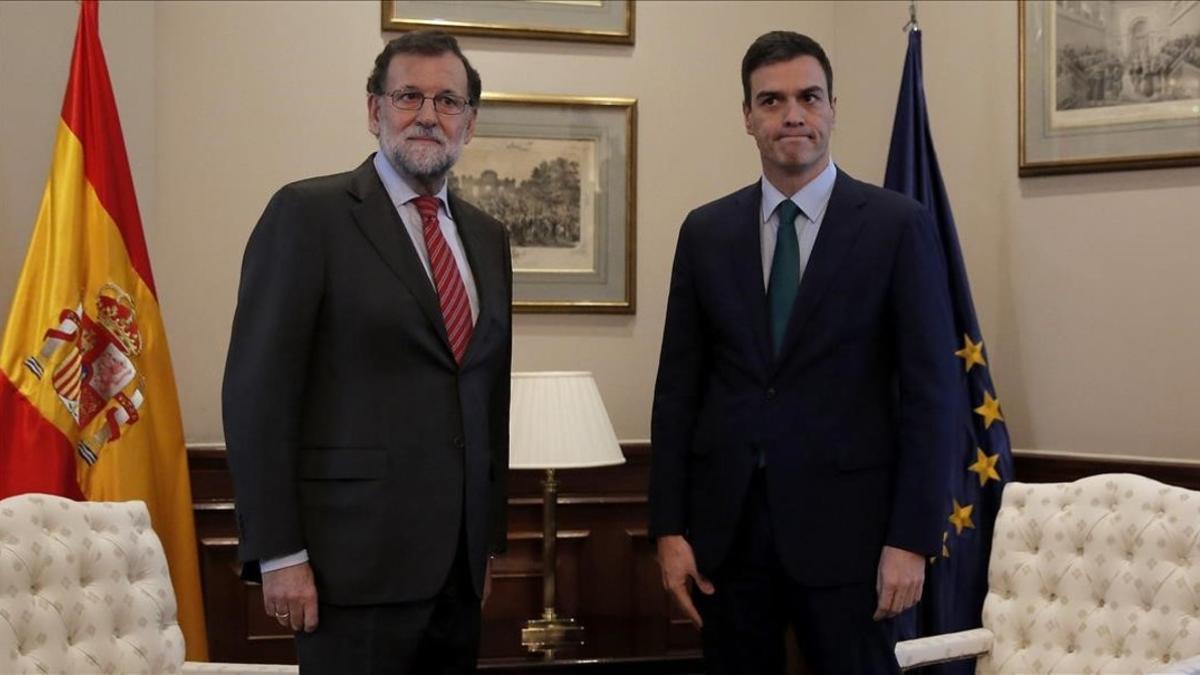 Sanchez  y mariano rajoy