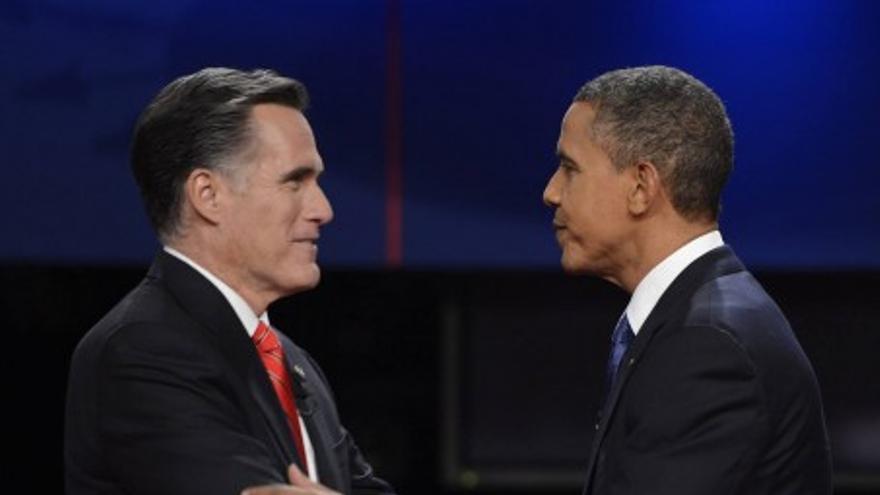 El primer debate entre Romney y Obama