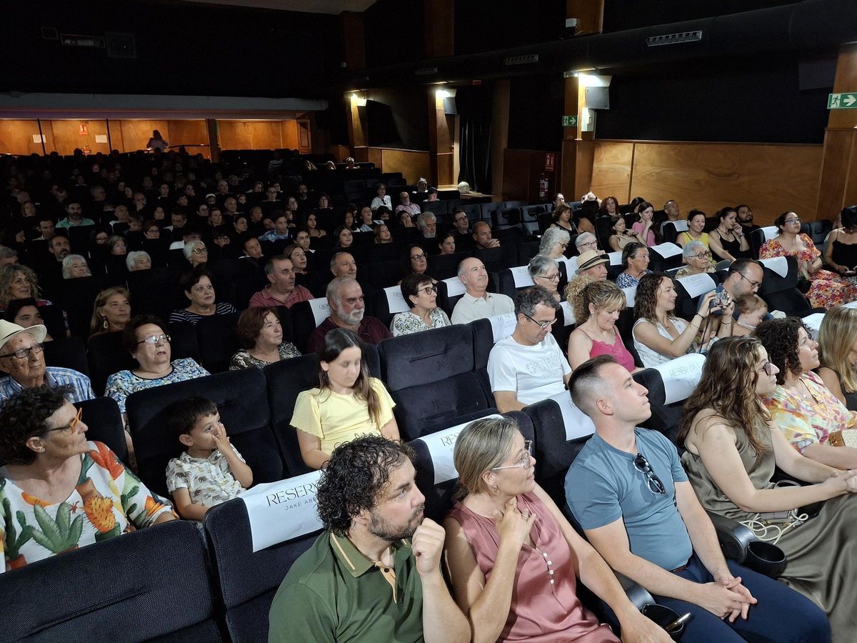 El cine se ha llenado en el estreno del audiovisual
