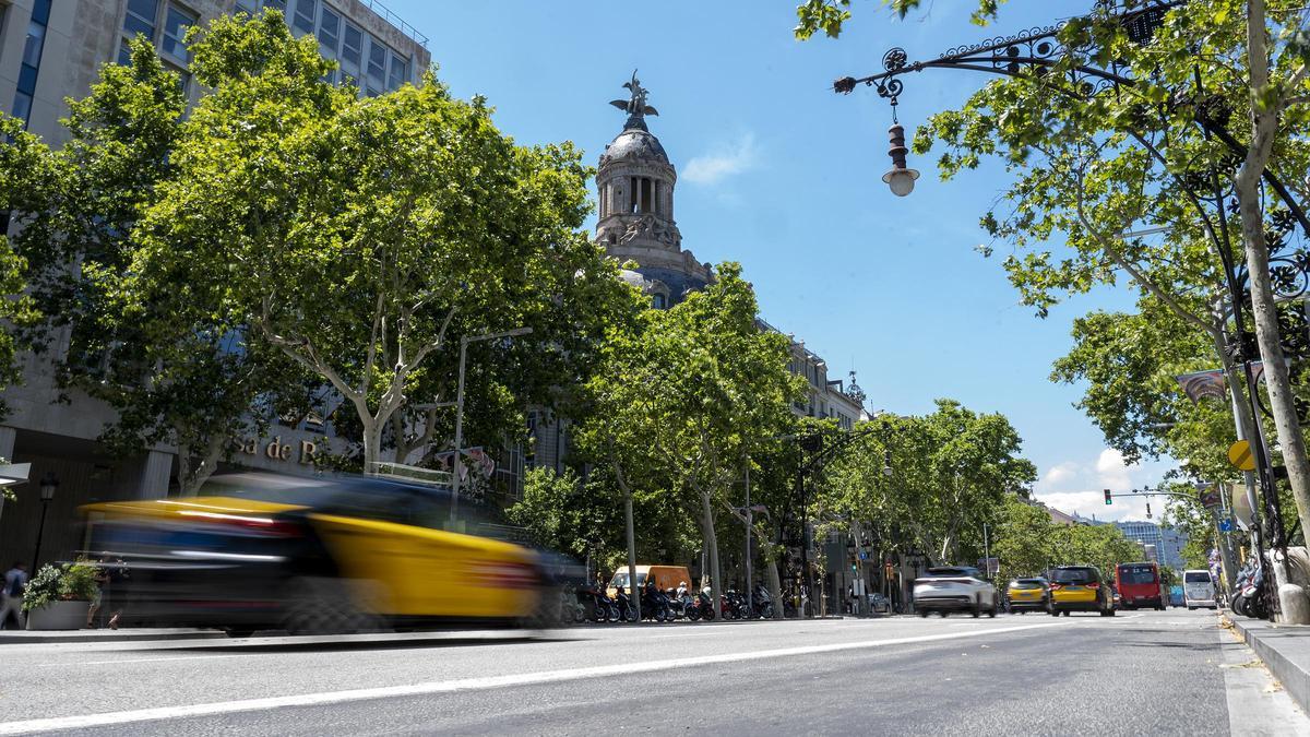 El paseo de Gràcia, donde se disputará el evento de Fórmula 1