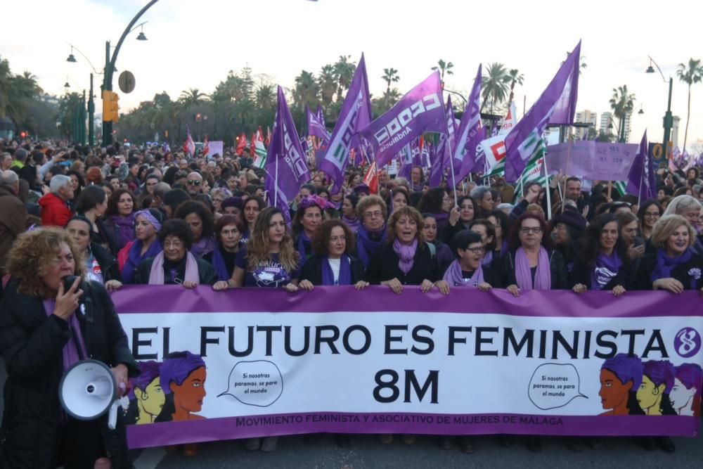 Miles de manifestantes colapsan el centro de Málaga en una marcha que comenzaba con polémica con Francisco de la Torre