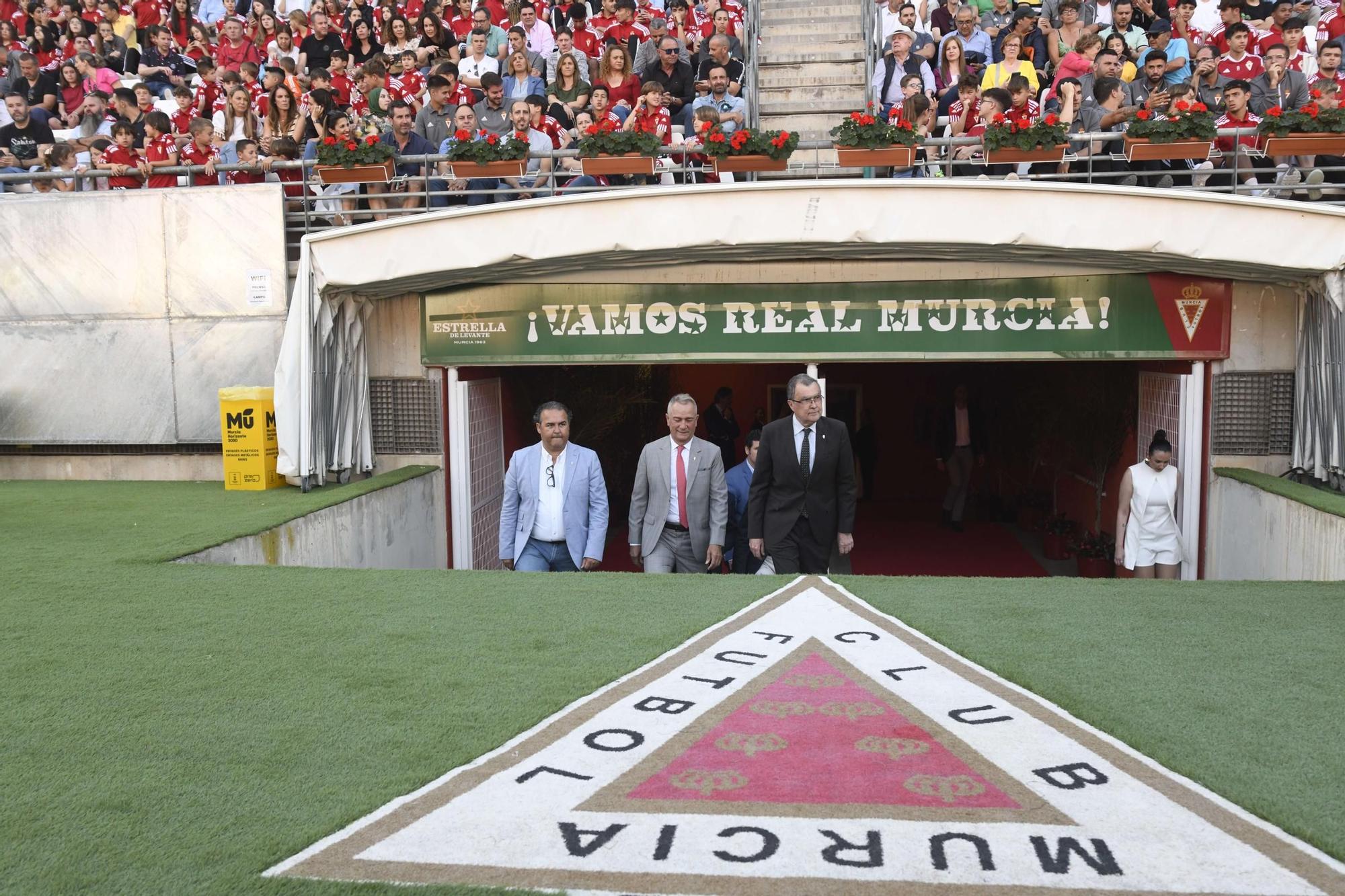 La presentación de la Ciudad Deportiva del Real Murcia, en imágenes