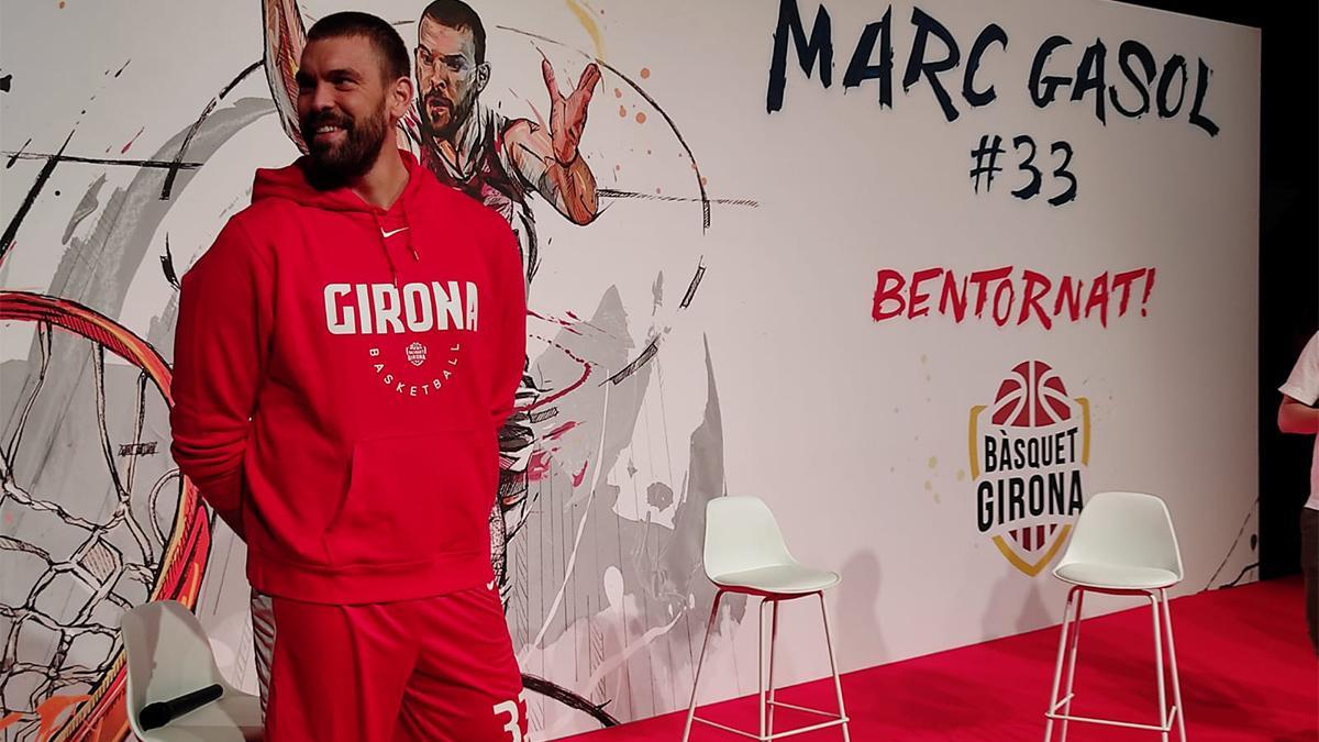 Marc Gasol, presentado con el Girona