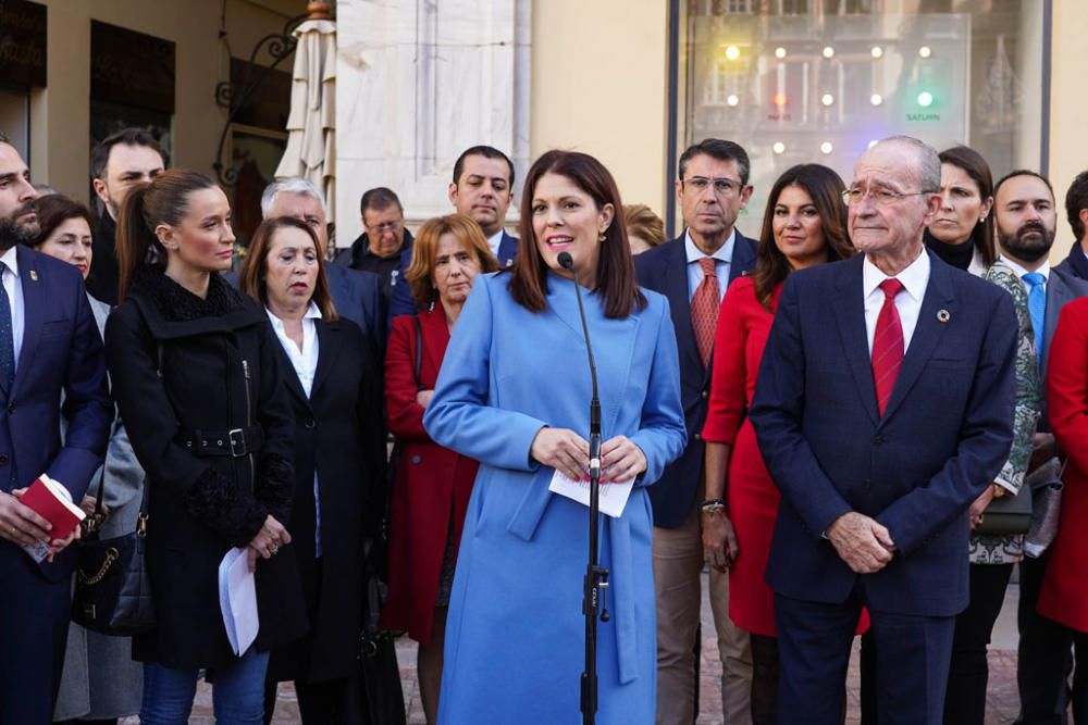 Acto en Málaga por el Día de la Constitución