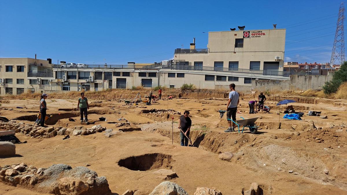 Yacimiento arqueológico de Ca la Madrona, en Mataró