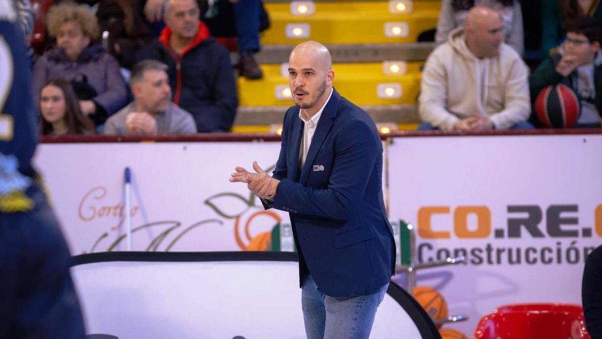 Nacho Pastor, en el partido contra el UDEA Algeciras.